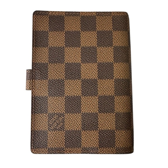 Louis Vuitton Damier Ebene Leather PM Agenda with Ruler Stickers & Map - Picture 4 of 15